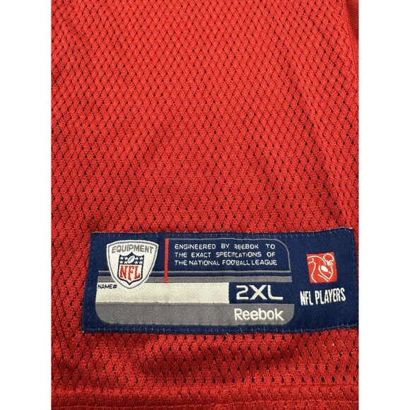 Reebok NFL New York Giants Eli Manning No. 10 Red Jersey 2XL - Picture 2 of 4